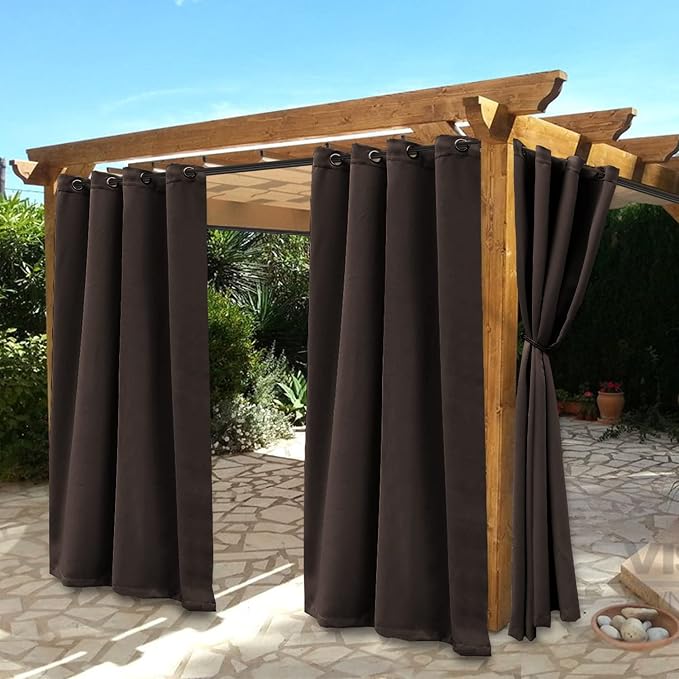 BONZER Waterproof Indoor/Outdoor Curtains by Bonzer