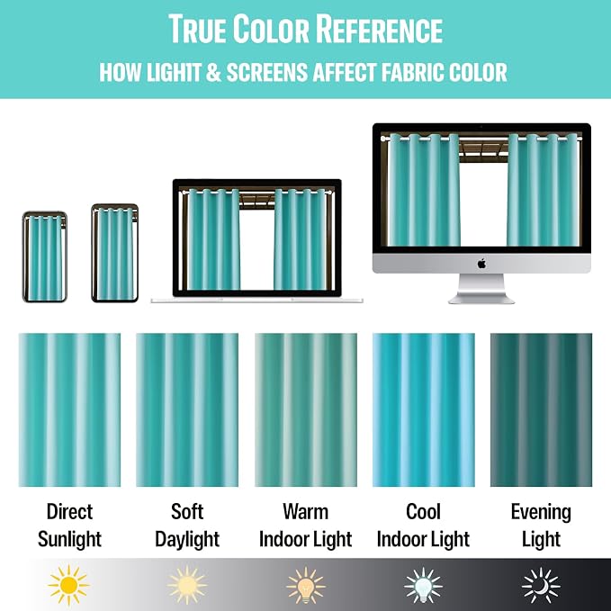 Waterproof Outdoor Curtain W52 x L63 - Image 6