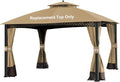 SCOCANOPY Replacement Canopy Cover Compatible withWindsor Gazebo L-GZ717PST-C by SCOCANOPY