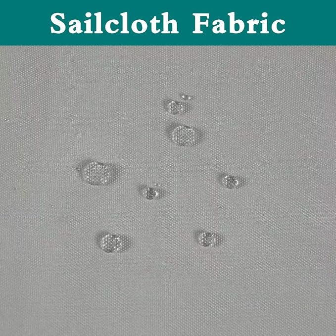 LORDTEX Indoor/Outdoor Curtains Waterproof Tab Top Patio Curtains | Sun - Image 2