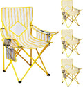 Nazhura 4 Pack Outdoor Camping Chairs Folding/Foldable/Portable by NazhuraGoodCompanionAtHome