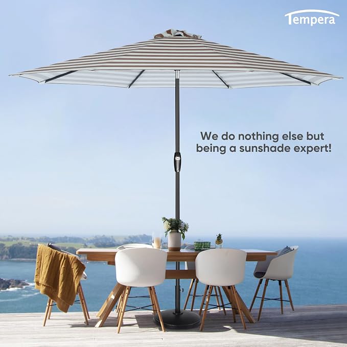 Tempera Patio Market Outdoor Table Umbrella - Image 7