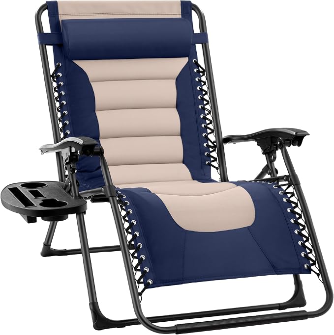 Best Choice Products Oversized Padded Zero Gravity Chair, Folding Outdoor Patio by Unknown