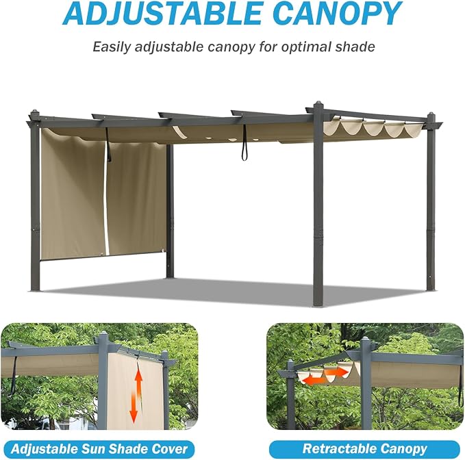 12 x 14 ft Outdoor Pergola - Image 5