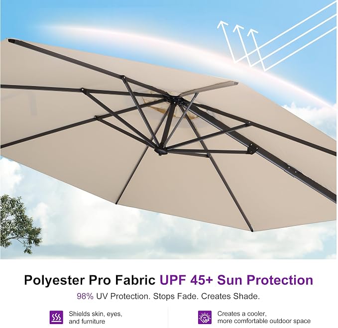 PURPLE LEAF Patio Umbrella - Image 5