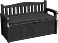 Greesum 80 Gallon Outdoor Storage Bench Deck Box, Waterproof UV Resistant by BuynowfromGreesum
