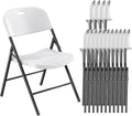Nazhura 350 Weight Limit Heavy Duty Plastic Folding Chair by NazhuraGoodCompanionAtHome