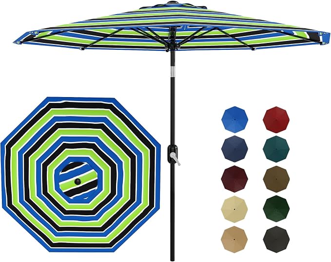 9FT Patio Umbrella Outdoor by GarveeLife