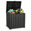 31 Gallon Resin Deck Box, Package Delivery Box by LAUSAINTHOME
