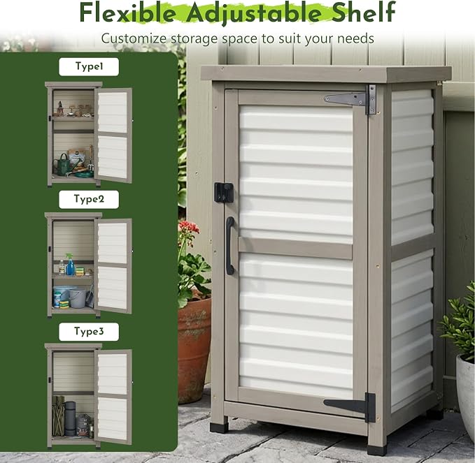 Small Outdoor Storage Cabinet - Image 7
