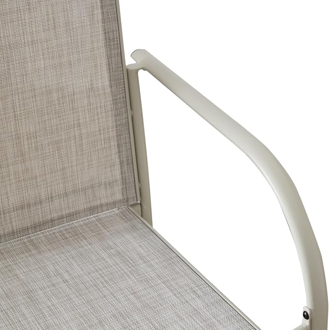 Stackable Patio Chairs Set of 8, Outdoor Dining Chairs - Image 6