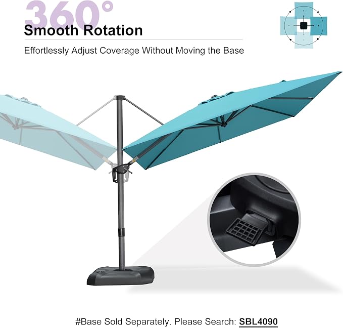 PURPLE LEAF Patio Umbrella - Image 9