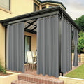 BONZER Outdoor Curtains for Patio Waterproof Thick | Privacy Grommet Light by Bonzer
