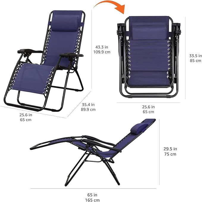 Amazon Basics Zero Gravity Lounge Chair - Image 3