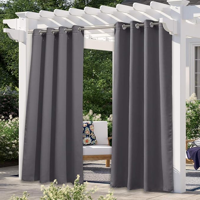 NICETOWN 108" L Outdoor Curtain by NICETOWN