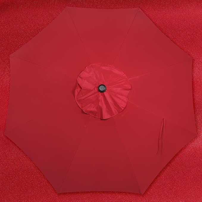 9' Outdoor Patio Umbrella, Outdoor Table Umbrella, Yard Umbrella, Market - Image 4