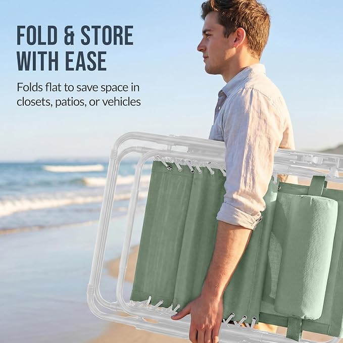 Best Choice Products Set of 2 Extra Wide Adjustable Steel Mesh Zero Gravity - Image 7