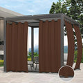 Easy-Going Outdoor Curtains for Patio 1 Panel, 54x84 inch, Weatherproof Privacy by Easy-Going