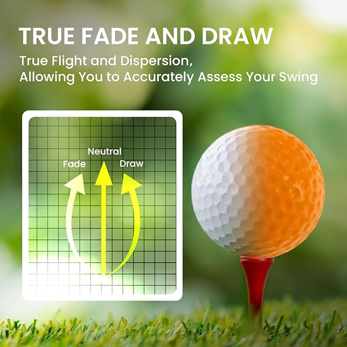 Amy Sport Practice Golf Balls Foam More Weight Value 16/32 Pack, High Density Real Feel 1/3 Distance of Regulation Golf Ball, Soft Durable for Backyard Indoor Outdoor Training
