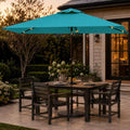 6.5 x 10ft Rectangular Patio Umbrella by PatioKingdom