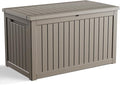 280 Gallon Outdoor Storage Box, Large Resin Deck Box by ASKPASS