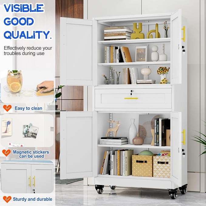 GAIOUS Metal Garage Storage Cabinet - Image 5