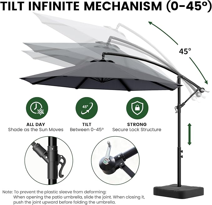 10FT Outdoor Patio Umbrella - Image 9