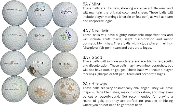 Golf Ball Planet 50 Ball Mesh Bag Hit Away Practice Used Golf Balls