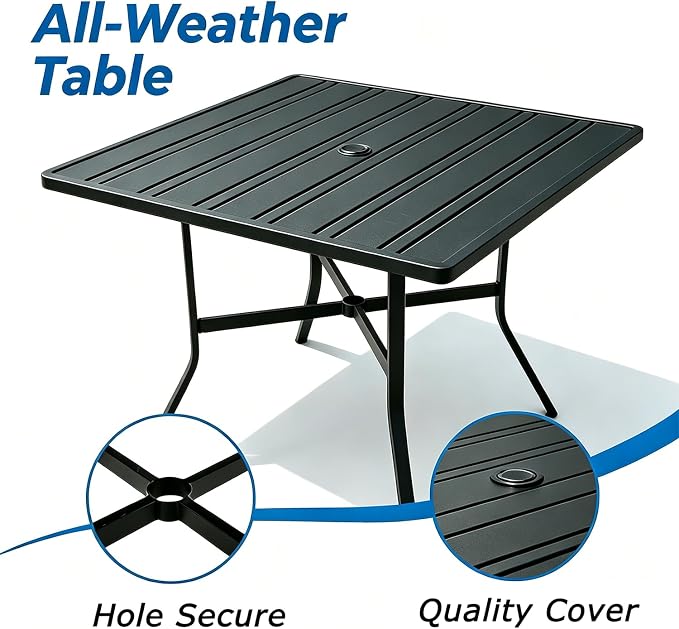 Outdoor Patio Furniture Set 5 Piece - Image 5