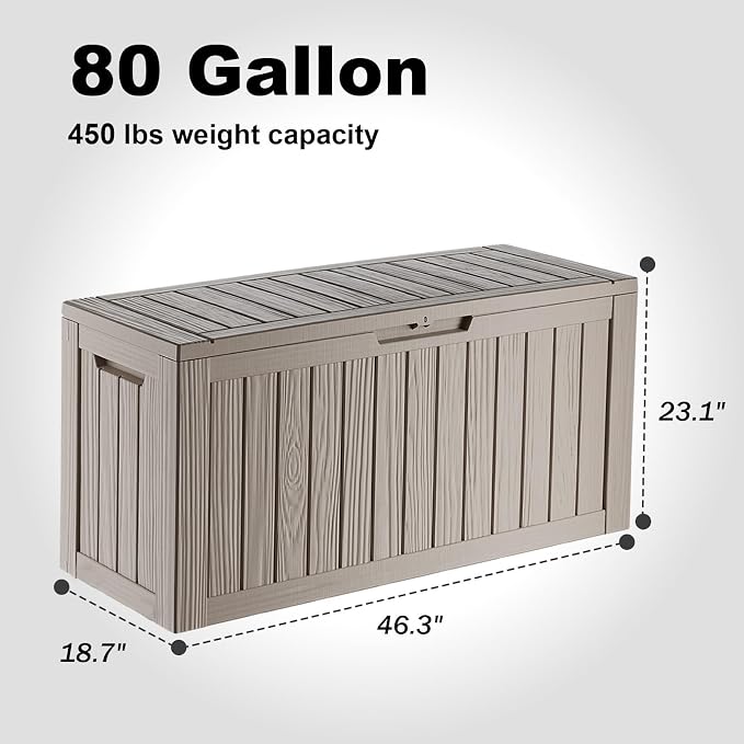 ROJIK Outdoor Storage Housing Deck Box - Image 2