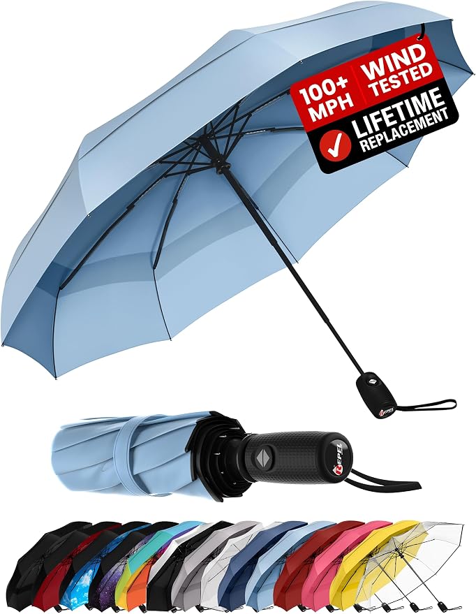 Windproof Travel Umbrella by RepelUmbrella
