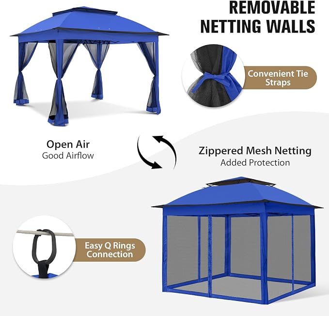 COOS BAY 11x11 Pop Up Gazebo - Image 6