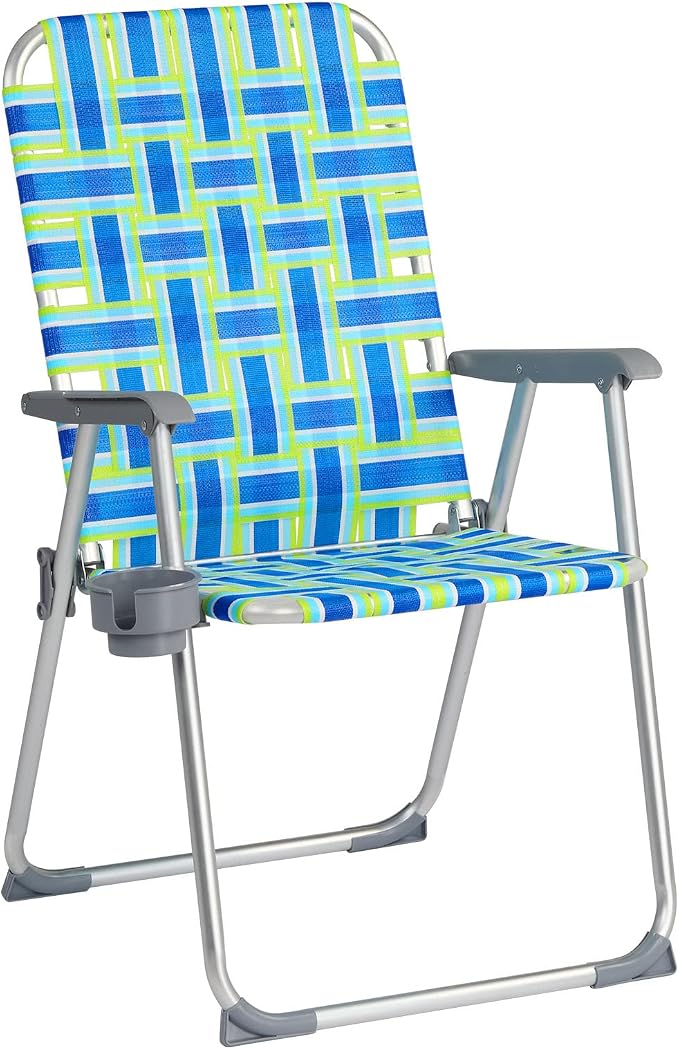 VINGLI Aluminum Patio Lawn Chairs Folding 1 Pack by VINGLI