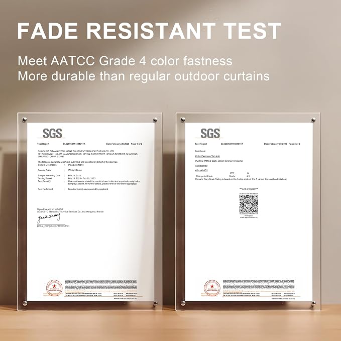 RYB HOME Fade-Resistant Outdoor Curtains - Image 4