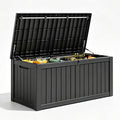 Outdoor Deck Storage Box, Resin Deck Boxes Indoor and outdoor, Waterproof by NBYSGO