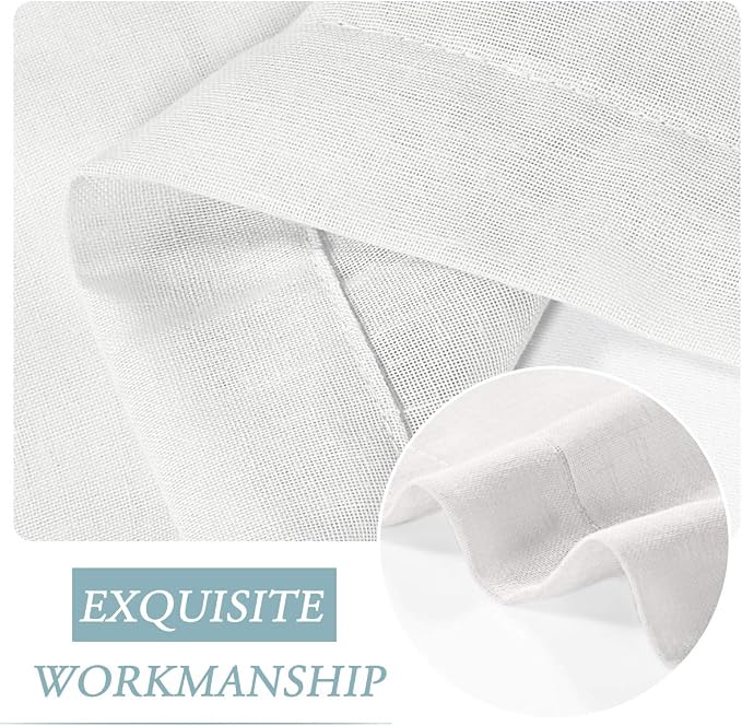 H.VERSAILTEX Outdoor Linen Sheer Curtains - Image 8
