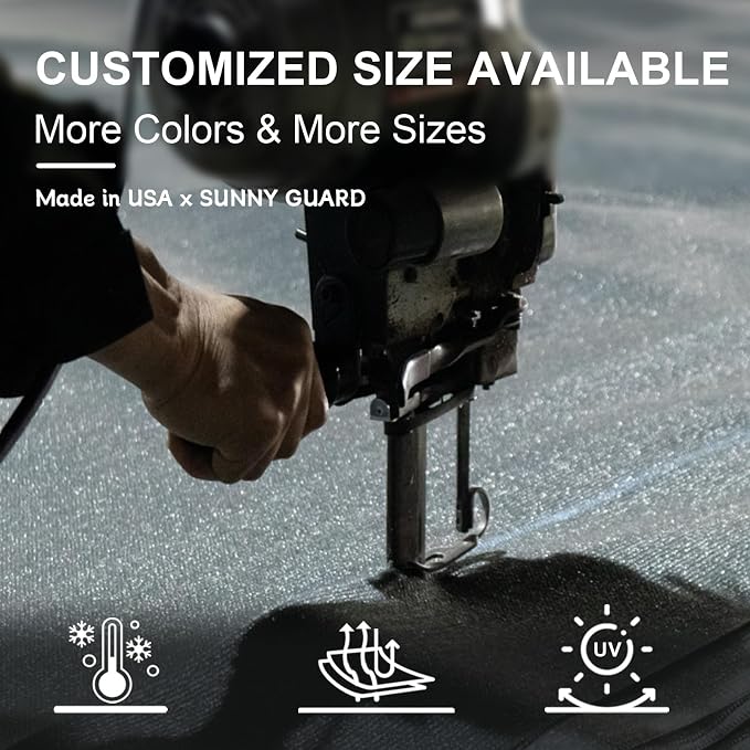 SUNNY GUARD Custom Size 6'x7' Sand Sun Shade Sail Rectangle UV Block Shade - Image 8
