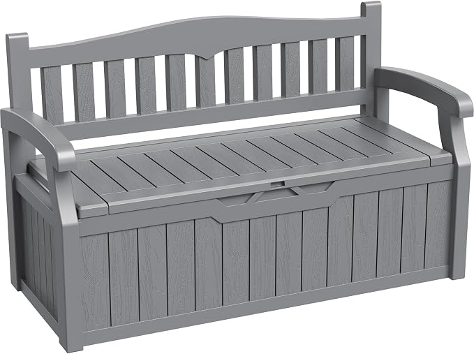 Greesum 80 Gallon Storage Bench Outdoor Deck Box by BuynowfromGreesum