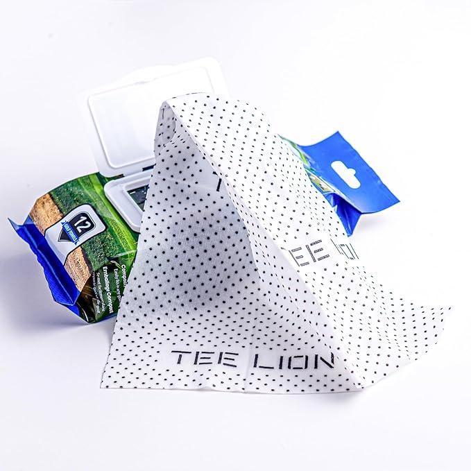 TeeLion Golf Towels are The Easiest and Most Convenient Way to Keep Your Clubs and Golf Balls Clean, from The First tee to The Final Hole. Designed as a moistened Disposable Towel