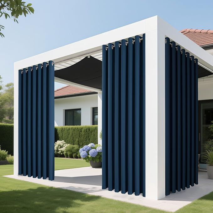 Joydeco Blackout Patio Sliding Door Curtains, Privacy Room Divider Curtains | - Image 4