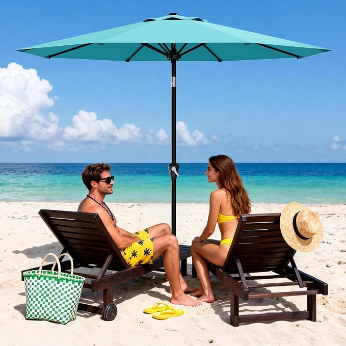 GarveeLife 9FT Umbrella Outdoor Patio, Pool Umbrella - Image 4