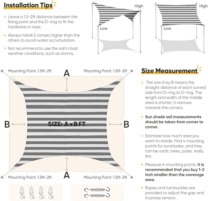 Quictent Sun Shade Sail for Patio - Image 6