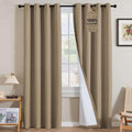H.VERSAILTEX Linen Blend Curtains 100% Blackout Curtains by HVERSAILTEX