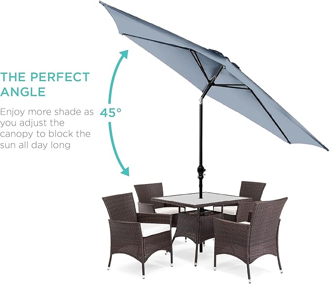 Best Choice Products 10ft Outdoor Patio Umbrella, Outdoor Table Umbrella - Image 2