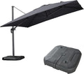 PURPLE LEAF Patio 11.5' x 11.5' Telescopic Umbrella by PURPLELEAF