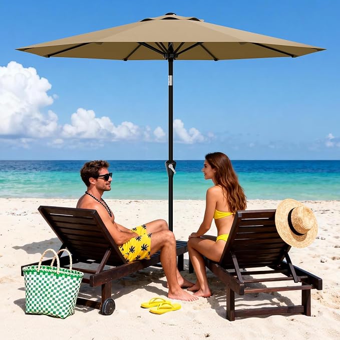 9FT Umbrella Outdoor Patio - Image 4