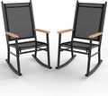 Shintenchi Outdoor Rocking Chairs Set of 2, Upgraded High Back Patio Rocking by Shintenchi%7CFurnitureMadeforRealLife