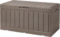 Devoko 85 Gallon Deck Box Lockable Resin Outdoor Storage Box waterproof Outdoor by DEVOKO