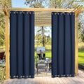 NICETOWN Outdoor Curtain for Patio Waterproof, Rustproof Top and Bottom Grommet by NICETOWN