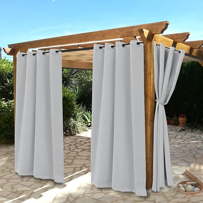 BONZER Waterproof Indoor/Outdoor Curtains by Bonzer